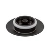 Imagina 5/6 - Set c|| capac preaplin și scurgere din oțel pentru cadă freestanding, black