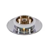 Imagina 5/6 - Set c|| capac preaplin și scurgere din oțel pentru cadă freestanding, silver