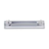 Imagina 3/6 - Set c|| capac preaplin și scurgere din oțel pentru cadă freestanding, white