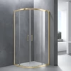 Imagina 1/7 - Murcia || Gold Cabină De Duș Semirotundă 80x80, 190cm, 6mm NANO