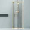 Imagina 5/7 - Murcia Gold Cabină De Duș Semirotundă 80x80, 190cm, 6mm NANO