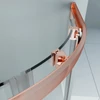 Imagina 2/7 - Murcia Rose Gold Cabină De Duș Semirotundă 80x80, 190cm, 6mm NANO