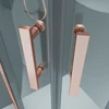 Imagina 3/7 - Murcia Rose Gold Cabină De Duș Semirotundă 80x80, 190cm, 6mm NANO