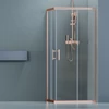 Imagina 6/8 - Motril Rose Gold Cabină de duș 80x80, 190cm, 6mm NANO