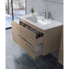 Imagina 2/5 - Catania Sonoma Dulap de baie cu lavoar 100cm