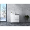 Imagina 1/3 - Torino White Dulap de baie cu lavoar 60cm