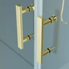 Imagina 4/4 - Westy || Gold 80 ușă de duș batantă cu două canaturi, 195cm, 6mm