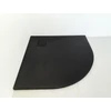 Imagina 3/5 - Cagliari Black 80x80x2,6 cm tăviță de duș semicirculară, SMC