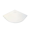 Imagina 1/5 - Cagliari White 80x80x2,6 cm tăviță de duș semicirculară, SMC