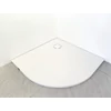 Imagina 2/5 - Cagliari White 80x80x2,6 cm tăviță de duș semicirculară, SMC