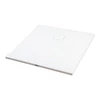 Imagina 1/12 - Cagliari White 80x80x2,6 cm Cădiță de duș pătrată, SMC, cu sifon inclus