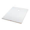 Imagina 2/11 - Cagliari || White 90x120x2,6 cm Cădiță de duș pătrată, SMC, cu sifon inclus