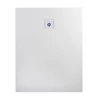Imagina 4/11 - Cagliari || White 90x120x2,6 cm Cădiță de duș pătrată, SMC, cu sifon inclus