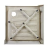 Imagina 5/11 - Almagro 80x80x13,5 cm Cădiță de duș pătrată, acril, cu sifon inclus