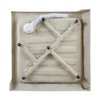 Imagina 6/11 - Almagro 80x80x13,5 cm Cădiță de duș pătrată, acril, cu sifon inclus