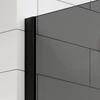 Imagina 3/5 - Walk-in || Black Perete de duș, cu sticlă fumurie 80, 200cm, 8mm