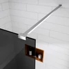 Imagina 2/5 - Walk-in || Chrome Perete de duș, cu sticlă fumurie 80, 200cm, 8mm