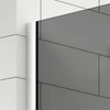 Imagina 3/5 - Walk-in || Chrome Perete de duș, cu sticlă fumurie 80, 200cm, 8mm