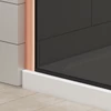Imagina 4/5 - Walk-in || Rose Gold Perete de duș, cu sticlă fumurie 80, 200cm, 8mm