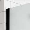 Imagina 3/5 - Walk-in Black Perete de duș, gravat cu acid, cu sticlă mată 50, 200cm, 8mm