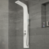 Imagina 1/12 - Bologna WHITE Panel de duș, oțel inoxidabil