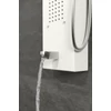Imagina 10/14 - Merin WHITE Panel duș, oțel inoxidabil