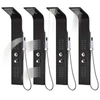 Imagina 2/3 - Verona Black Panel duș, oțel inoxidabil, cu termostat, iluminat cu LED