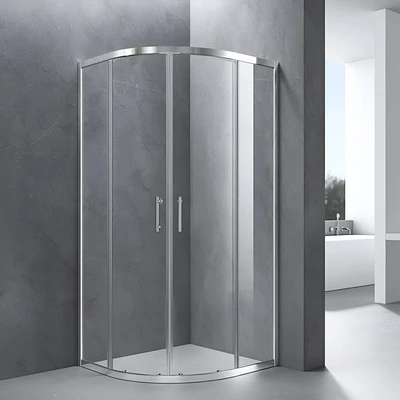 MURCIA curbat Cabină de duș 80x80, 90x90, 190/195cm, 6mm