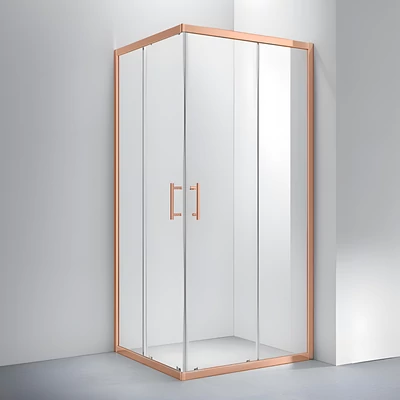 Motril Rose Gold Cabină de duș 80x80, 190cm, 6mm NANO