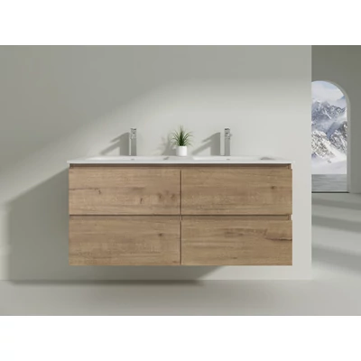 Dijon Sonoma Dulap de baie cu lavoar 120cm