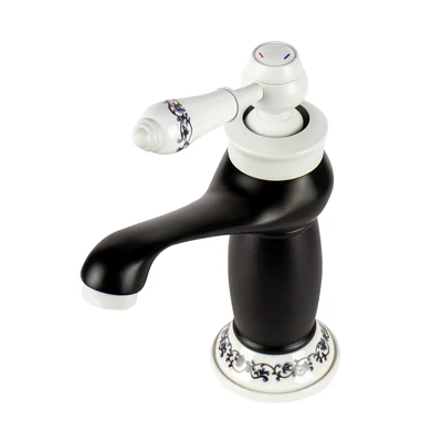 Izmir Black & White Baterie retro pentru lavoar
