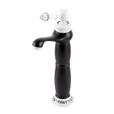 Izmir Black & White Baterie retro înălțată pentru lavoar