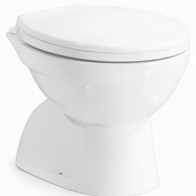 EUROPA || Vas toaletă cu spălare adâncă, ceramică, alb, evacuare verticală