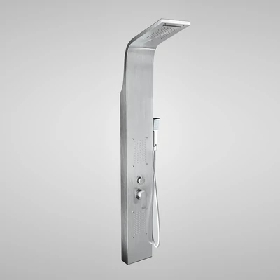 Bologna Silver Panel de duș, oțel inoxidabil
