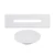 Set c|| capac preaplin și scurgere din oțel pentru cadă freestanding, white
