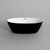 OVAL || Cadă de baie freestanding, alb-negru, 170x80x58 cm
