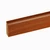W-STEP plintă pentru pardoseală pentru pardoseală laminată, imitatie frasin, 2400x60x15 mm