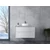Genova || White Dulap de baie cu lavoar 70 cm