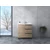 Torino Sonoma Dulap de baie cu lavoar 80cm