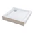 Almagro || 80x80x13,5 cm Cădiță de duș pătrată, acril, cu sifon inclus