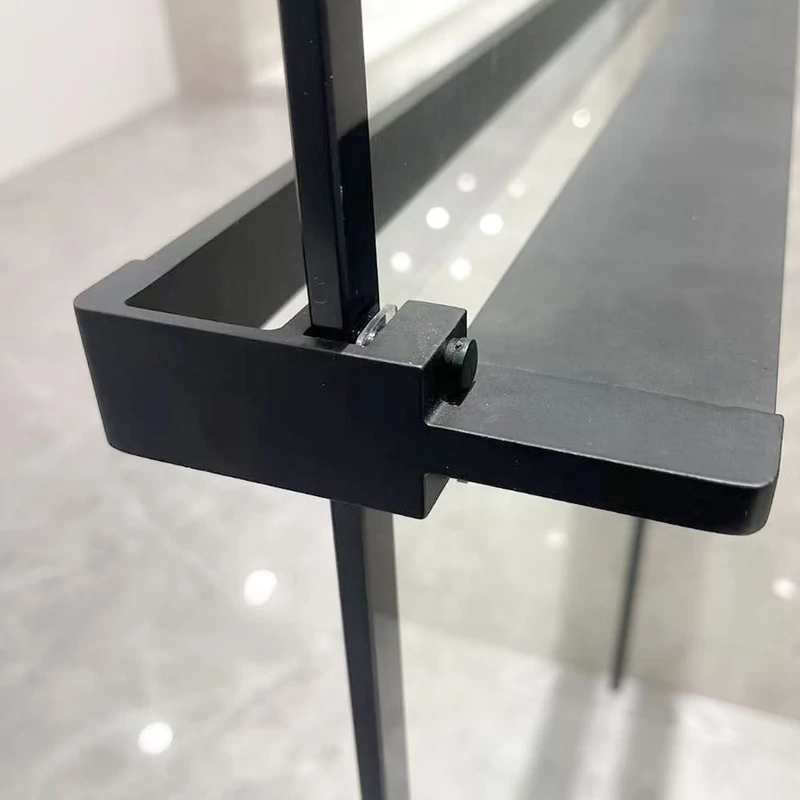 Rochelle Black Suport pentru prosop și săpun 80 cm
