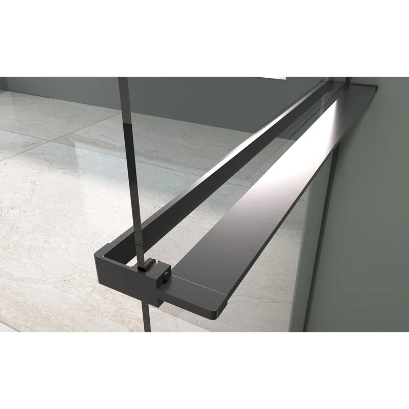 Rochelle Black Suport pentru prosop și săpun 80 cm