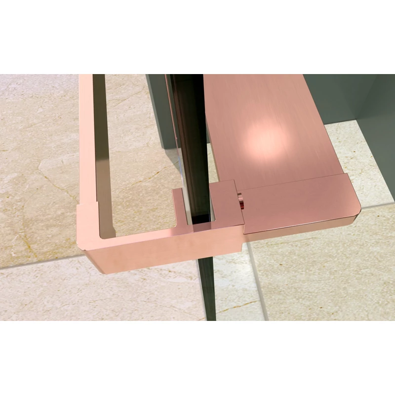 Rochelle Rose Gold Suport pentru prosop și săpun 80 cm