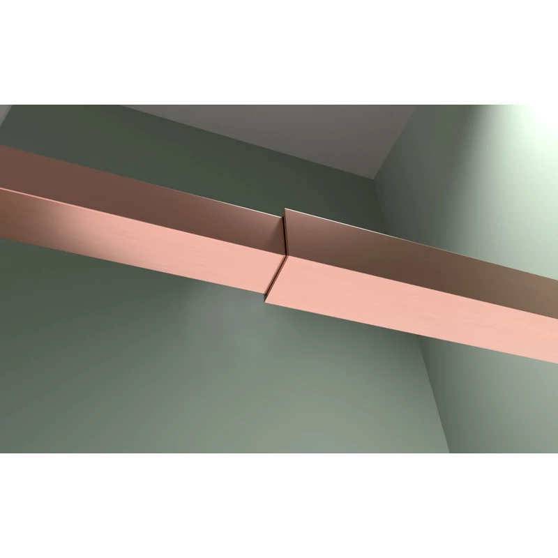 Rochelle Rose Gold Suport pentru prosop și săpun 80 cm