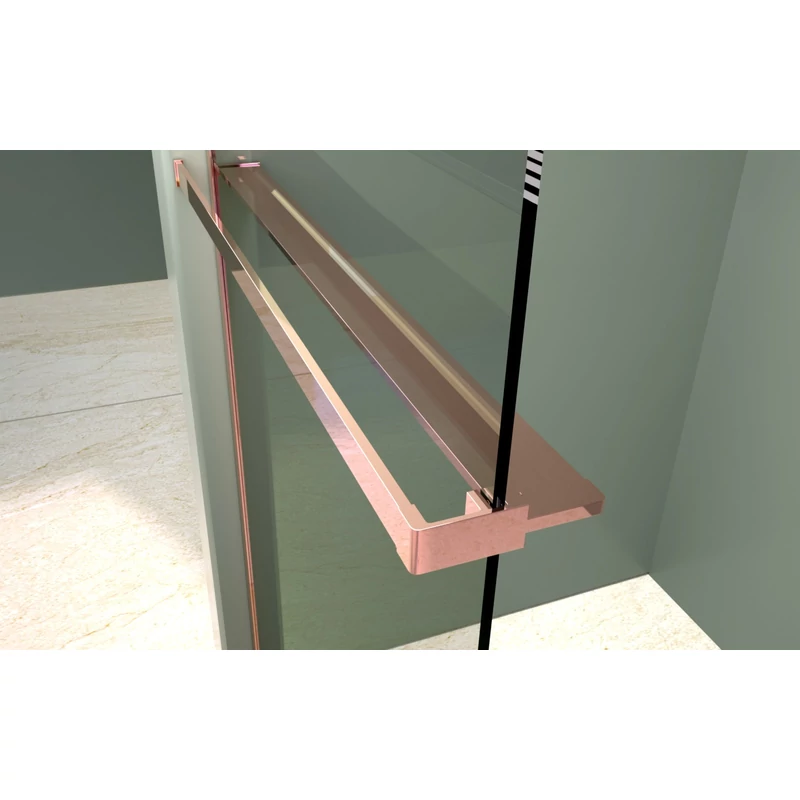 Rochelle Rose Gold Suport pentru prosop și săpun 80 cm
