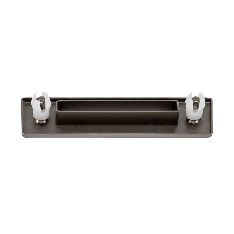 Set capac preaplin și scurgere din oțel pentru cadă freestanding, gun grey