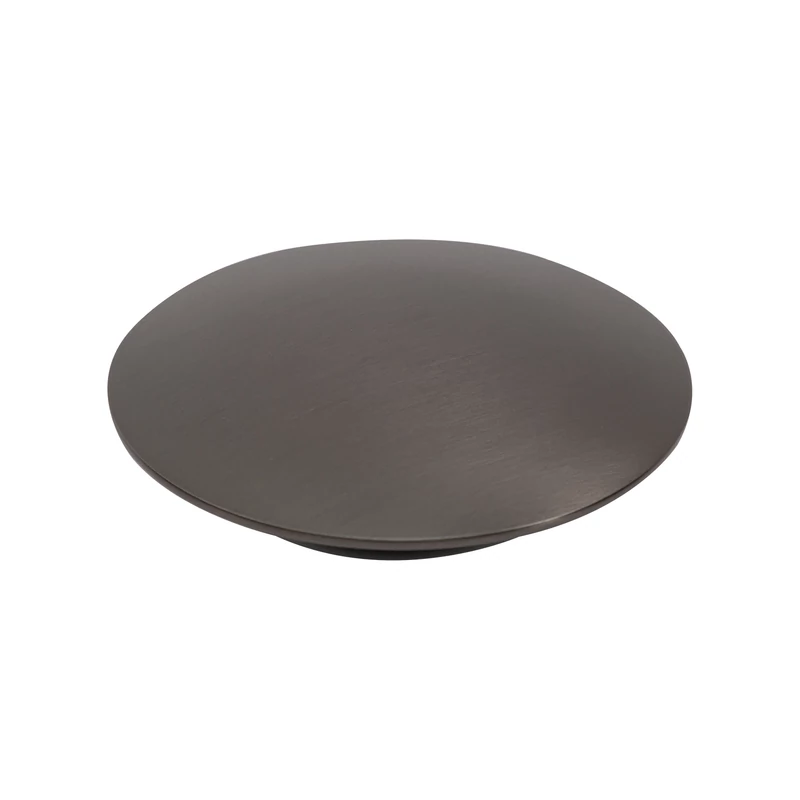 Set c|| capac preaplin și scurgere din oțel pentru cadă freestanding, gun grey