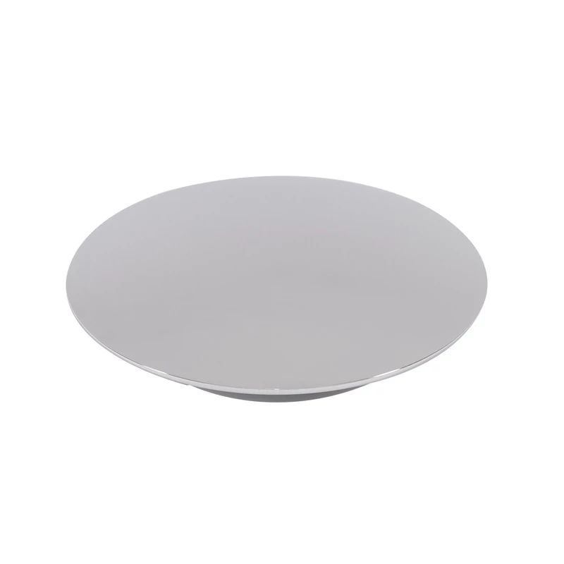 Set capac preaplin și scurgere din oțel pentru cadă freestanding, silver