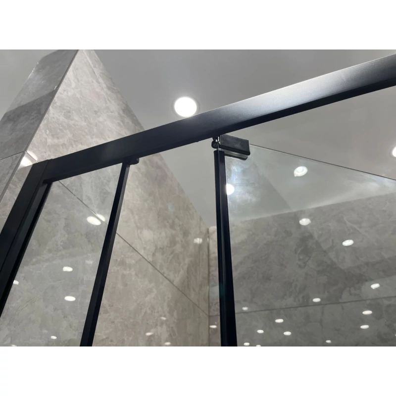 Firenze Cabină de duș Black 6mm 70cm