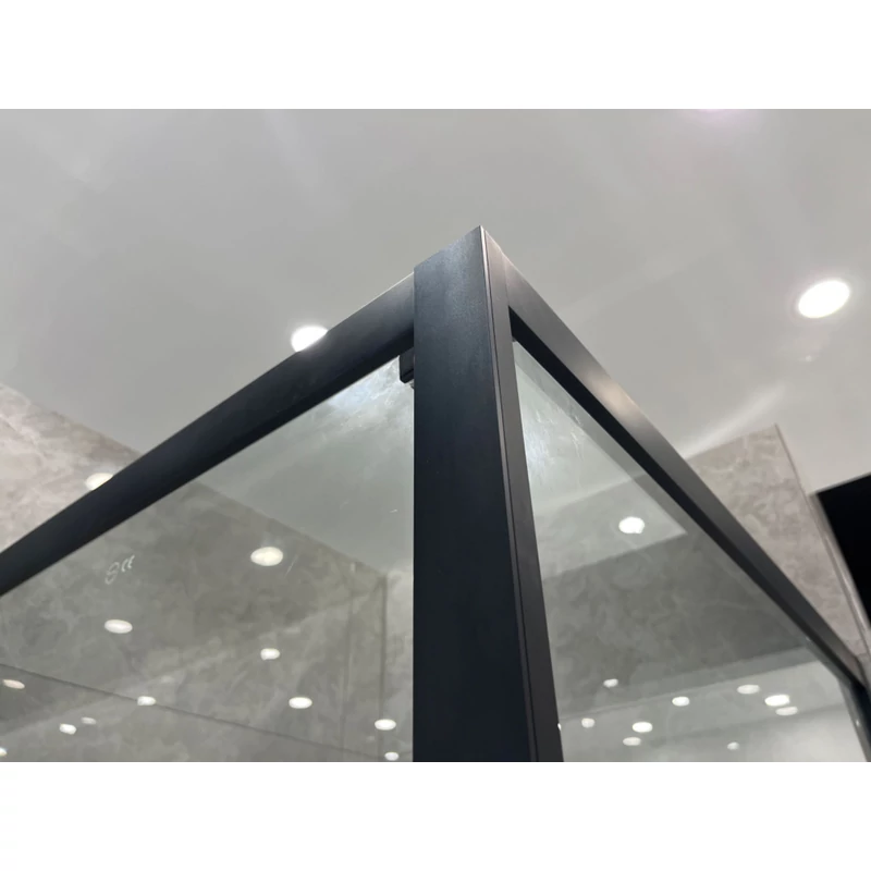 Firenze Cabină de duș Black 6mm 70cm